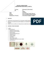 Guia de Laboratorio - Convertidor Analógico A Digital