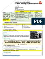 Sesión - PS - Nos Preparamos Antes Posibles Sismos