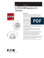 E70-E90 - Speaker Strobe - Fire, Alert