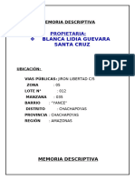 M.D Blanca Lidia Guevara Santa Cruz