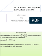 Differential Equation 3-Homogeneous+Linear de