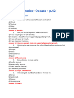 1.4 Mesoamerica-Oaxaca - p.42: Choose The Correct Answer