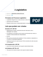 Processo Legislativo