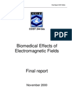 Biomedical Effects of Electromagnetic Fields: November 2000