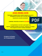 Resolução - (032) 98482-3236 - Roteiro de Aula Prática - Projetos de Redes de Computadores