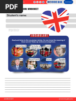 My Trip To London Worksheet