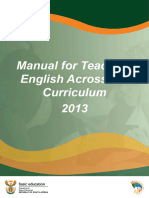 Manual For Teaching English Across The Curiculum