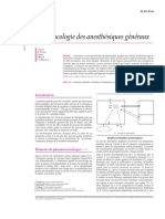 Pharmaco Anesthésiq Locaux