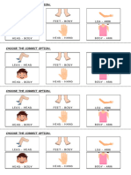 1° A Body Parts Revision