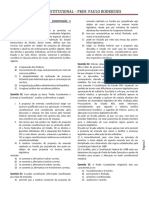 Lista de Poder Constituinte, Teoria Da Constituição e Princípios Fundamentais-1