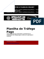 Planilha de Trafego Pago