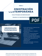 UNIDAD 3 Administración Contemporánea