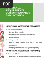 Nutritional Assessment and Requirements Across All Ages