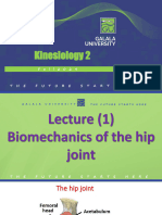 Lecture 1 Biomechanics of The Hip Joint