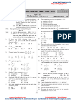 10th - STD - Mathematics (EM) - Instant Supplementary Exam QP - June - 2023 Kalviexpress