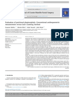 2017 - Evaluation of Positional Plagiocephaly Conventional Anthropometric Measurement Versus Laser Scanning Method