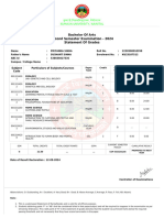 Bachelor of Arts YearSession 2023-2024-EVEN SEM 2024 REGULAR Term 2 Grade Card