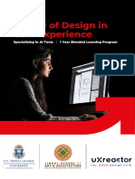 Revamped Master of Design Brochure