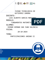 Participaciones.U2 - Josmar Hernán