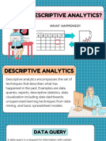 Descriptive Analytics