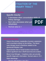 Investigations of The Urinary Tract