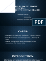 Cases of Suicide Due To Mental Health