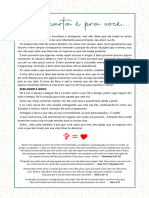 Carta e Dedicatoria