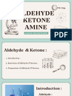 Aldehyde, Ketone & Amine