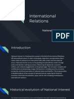 International Relations (National Interest)