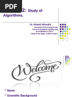 Lecture 2 Study of Algorithms