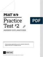 Psat 8 9 Practice Test 2 Answers