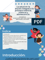 La Salud en La Atencion Integral A La Primera Infancia, Infancia y Adolescencia PDF