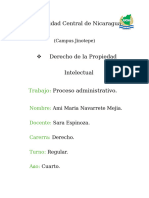 Proceso Administrativo de Marcas, Derechos de Autor y Patentes