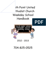 South Point United Methodist Church Weekday School Handbook