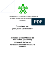 Diseño de Las Fichas Técnicas para La Recolección de La Información.