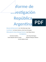 Informe Argentina Observatorio Político