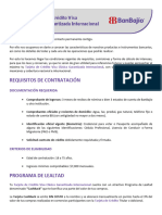 Folleto Explicativo Tarjeta de Credito Clasica Garantizada