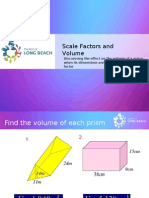 Scale Factors And: Discovering The Effect On The Volume of A Prism When Its Dimensions Are Multiplied by A Scale Factor