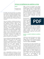 5 - Resistências Políticas e Econômicas Na América Latina