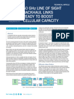 60 GHZ Line of Sight Backhaul Links Ready To Boost Cellular Capacity