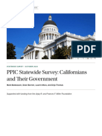 PPIC Statewide Survey: Californians and Their Government