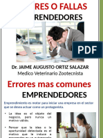 Errores y Fallas de Los Emprendedores