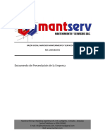 Perfil Corporativo Mantserv