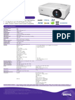 BenQ PRJ SH753 Datasheet v2