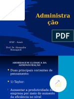 Administração Científica - Teoria Clássica