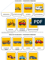 03 Tarjetas de Vocabulario Los Transportes Terrestres