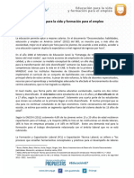 Policy Paper Educación Secundaria