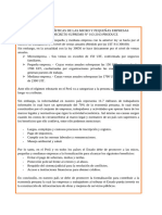 De Las Micro y Pequeñas Empresas Establecidos en El Decreto Supremo #013-2013-Produce