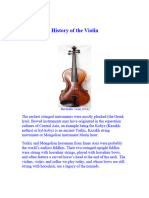 History of The Violin