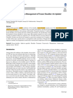 Clinical Guidelines in The Management of Frozen Shoulder - An Update!